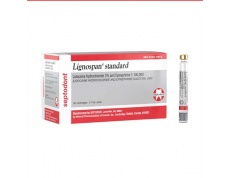 Hộp đựng tê Pháp SEPTODONT đỏ LIGNOSPAN STANDARD 2%