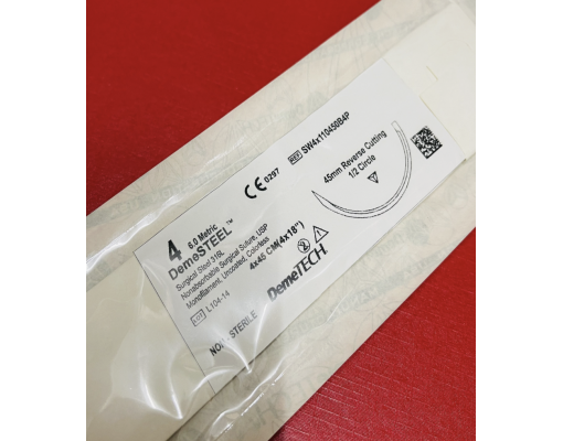 Chỉ thép liền kim DEMESTEEL DEMETECH dùng trong phẫu thuật các số