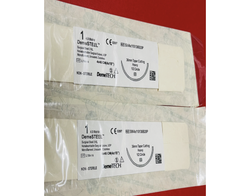 Chỉ thép liền kim DEMESTEEL DEMETECH dùng trong phẫu thuật các số