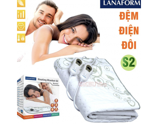Chăn điện đơn, chăn điện đôi sưởi ấm LANAFORM nhập khẩu Bỉ
