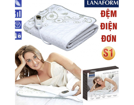 Chăn điện đơn, chăn điện đôi sưởi ấm LANAFORM nhập khẩu Bỉ