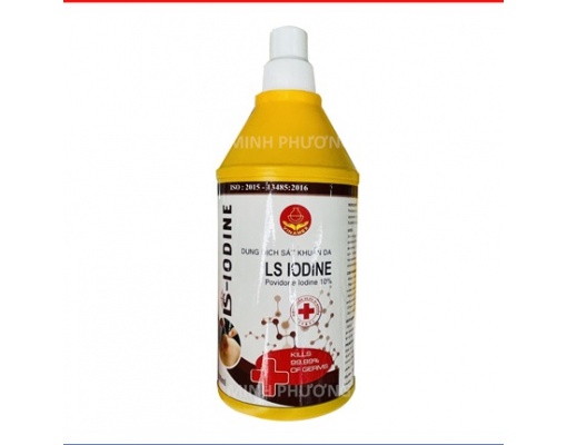 Mẫu mã theo từng đợt) Dung dịch cồn vàng sát khuẩn Povidone Iodine 10% chai 500ml