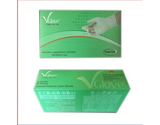 [CHÍNH HÃNG] Găng tay y tế VGLOVE không bột size S, M, L